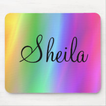 Arc-en-ciel Mousepad nommé