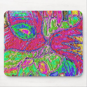 Tapis De Souris Arc en ciel Sherbet Fossé Mousepad