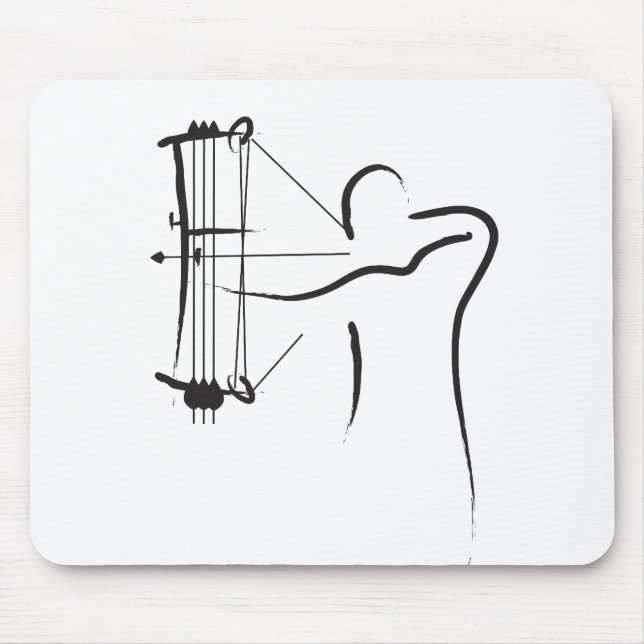 Tapis De Souris Archer composé masculin (Devant)