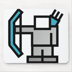 Tapis De Souris Archer en bleu
