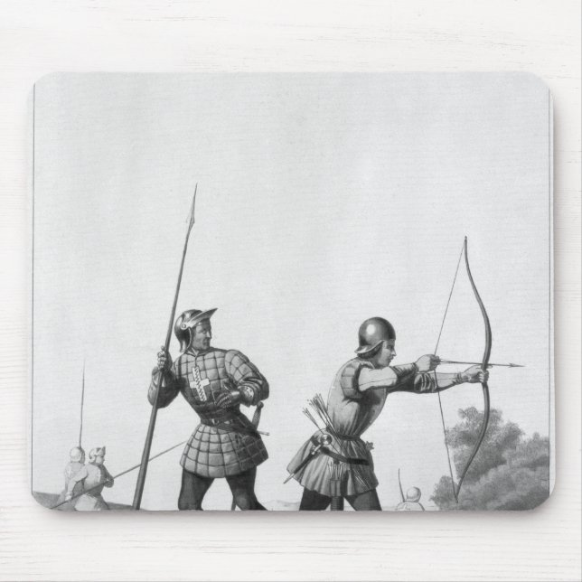 Tapis De Souris Archers libres pendant le règne de Louis XI (Devant)