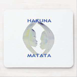 Tapis De Souris Architecture africaine Hakuna Matata