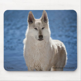 Tapis de souris arctique de loup