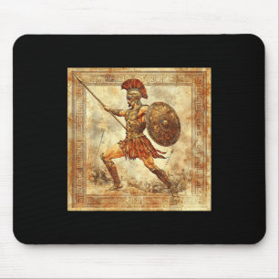 Tapis De Souris Ares Grec Guerrier Dieu Ancienne Grèce Mythologie