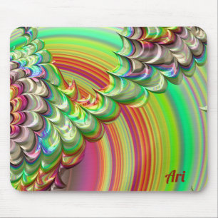 Tapis De Souris ARI ~ Une multitude de Zany Shades fractal Souris