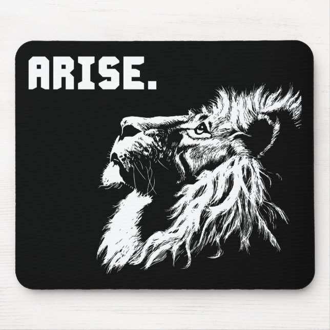Tapis De Souris ARISE - Lion Motivational (Devant)