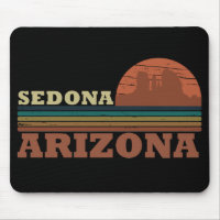 arizona sedona coucher de soleil vintage