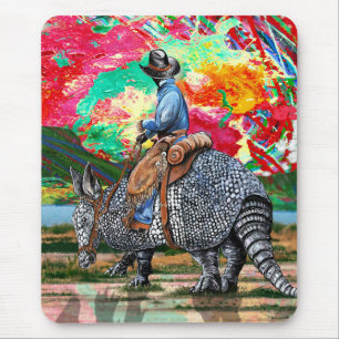 Tapis De Souris Armadillo Cowboy