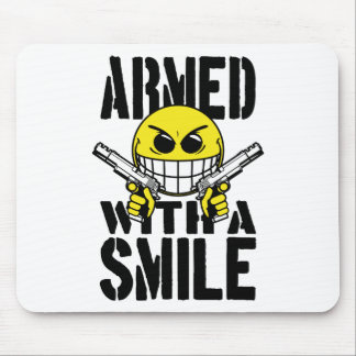Tapis De Souris Armé avec un sourire