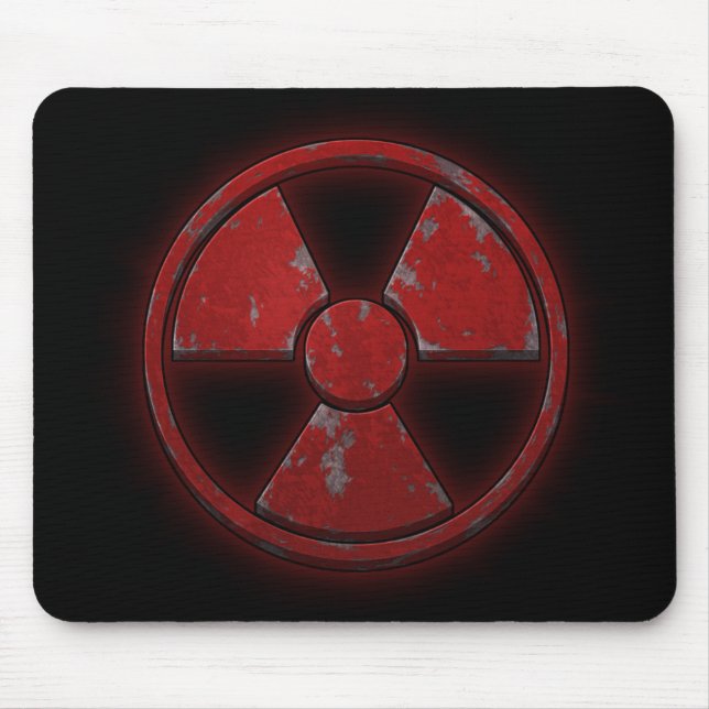 Tapis De Souris Arme nucléaire rouge (Devant)