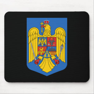 Tapis De Souris Armoiries de pays Roumanie symbole emblème drapeau