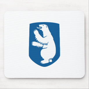 Tapis De Souris Armoiries du Groenland pays symbole emblème drapea