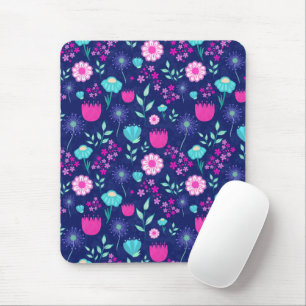 Tapis De Souris Arrière - plan à motif floral mignon