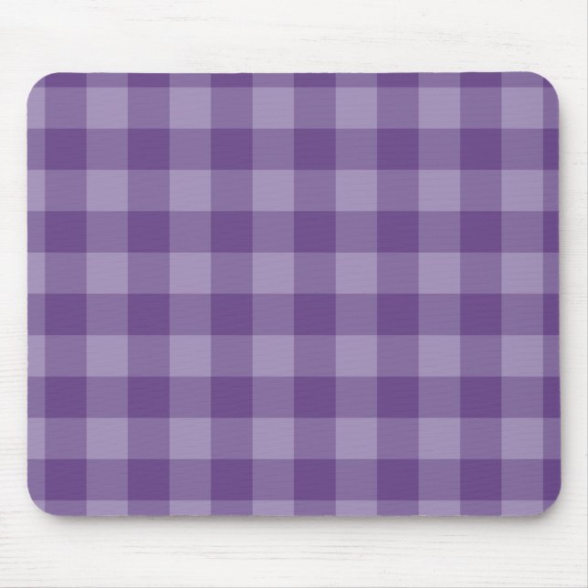 Tapis De Souris Arrière - plan checkered violet (Devant)