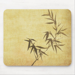 Tapis De Souris Arrière - plan de papier en bambou souillé par