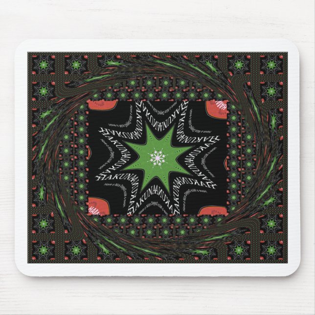 Tapis De Souris Arrière - plan de Whirling stars (Devant)