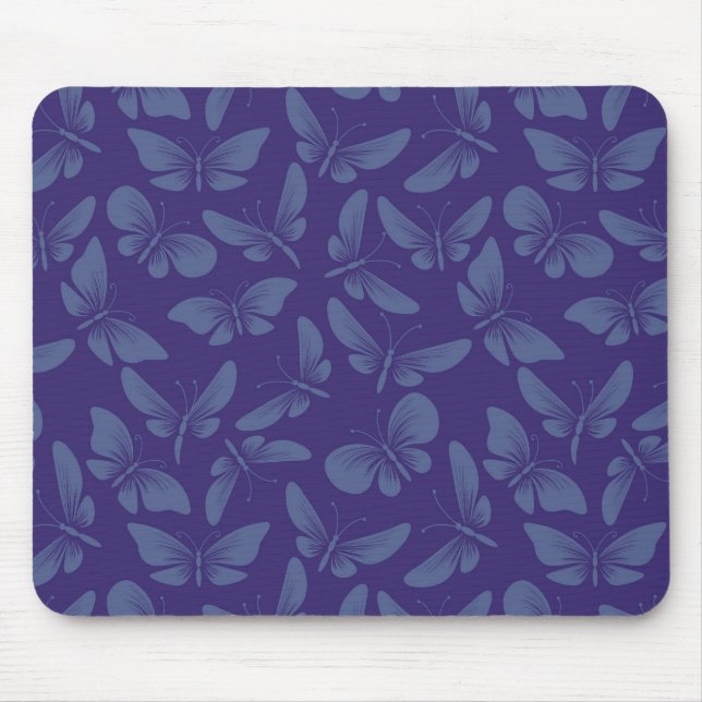 Tapis De Souris arrière - plan des papillons de nuit (Devant)