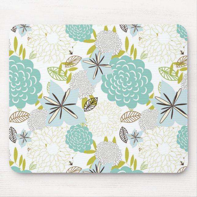 Tapis De Souris Arrière - plan floral 5 (Devant)