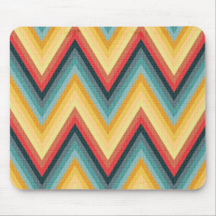 Tapis De Souris Arrière - plan rayé 2 de zigzag