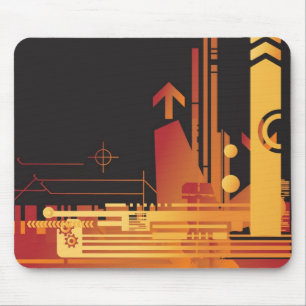 Tapis De Souris Arrière - plan tramé technique 2