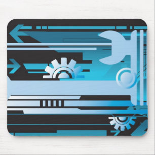 Tapis De Souris Arrière - plan tramé technique 3