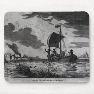 Tapis De Souris Arrivée de l'anglais à Roanoke