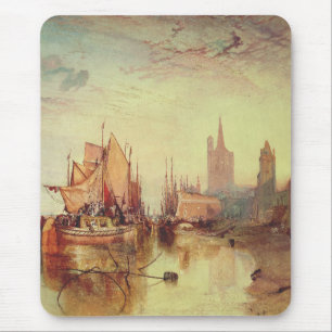 Tapis De Souris Arrivée d'un paquebot par Joseph Turner