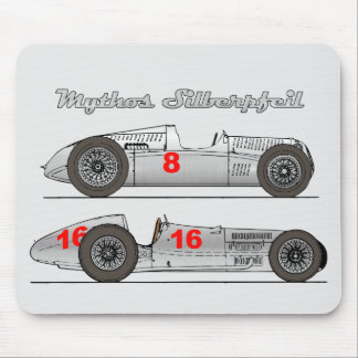 Tapis De Souris Arrow en argent vieux Allemagne 1939 Auto-Union