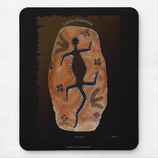 Tapis De Souris Art aborigène australien Outback Desert (Devant)