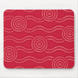 Tapis De Souris Art autochtone waratah