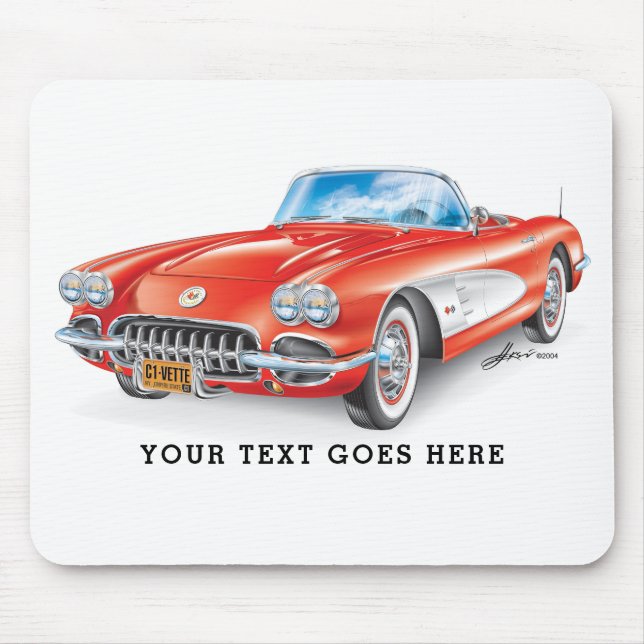 TAPIS DE SOURIS ART AUTOMOBILE C-ONE (Devant)