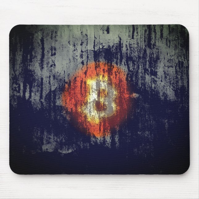 Tapis De Souris Art Bitcoin résilient (Devant)