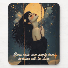 Tapis De Souris Art céleste | Femme gothique | Mystique éthérée