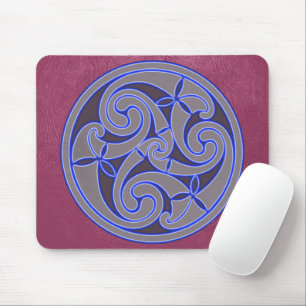 Tapis De Souris Art Celtique Spiral Design Mouse Mat