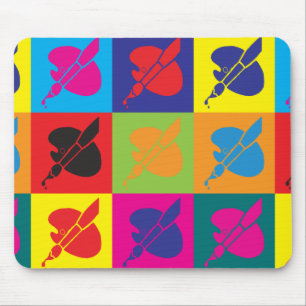 Tapis De Souris Art de bruit d'art
