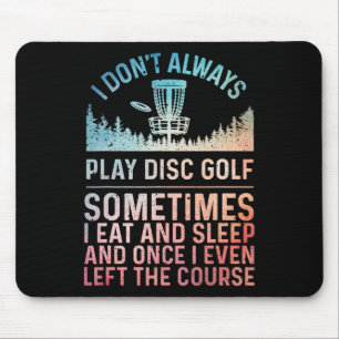 Tapis De Souris Art de Disc Golf pour hommes femmes Joueur de Disc
