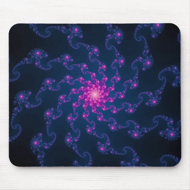 Tapis De Souris Art de fractale de fleur de la vie (Devant)