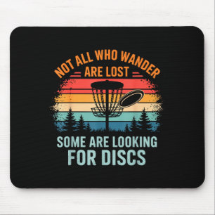 Tapis De Souris Art de golf à disque drôle pour hommes femmes joue