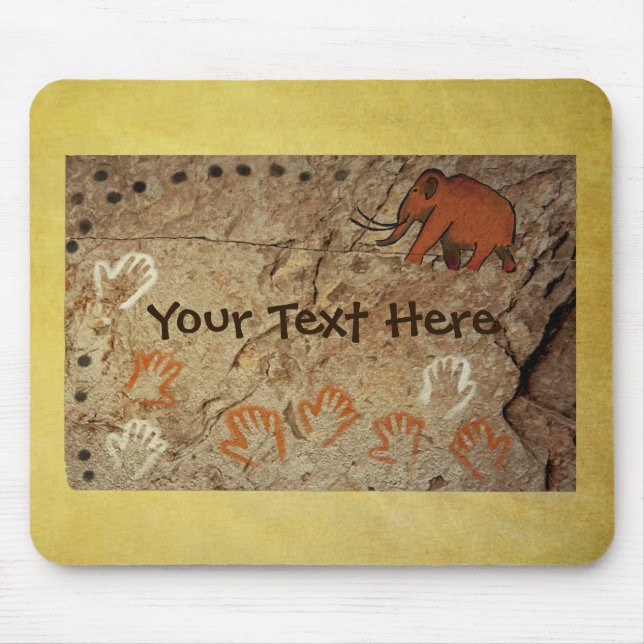 Tapis De Souris Art de la grotte glaciaire (Devant)