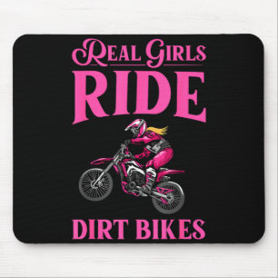 Tapis De Souris Art de moto cross sympa pour femmes filles