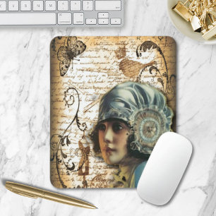 Tapis De Souris Art Déco Gatsby Girl Paris fashionista