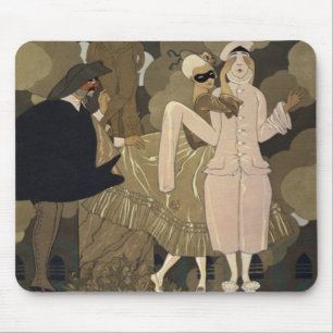 Tapis De Souris Art Déco vintage, Surprise de George Barbier