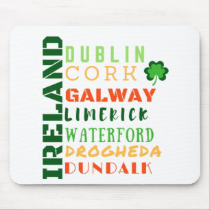 TAPIS DE SOURIS ART DU MÉTRO IRLANDE