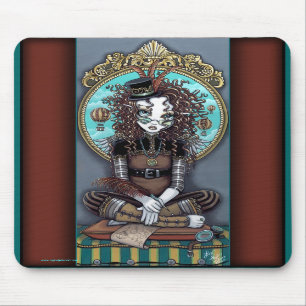 Tapis De Souris Art féerique punk Mousepad de ballon à air de