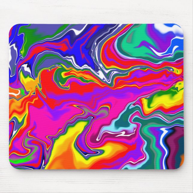Tapis De Souris Art fluvial de la rivière Rainbow (Devant)