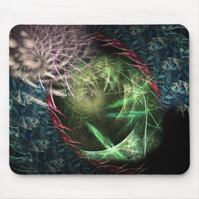Tapis De Souris Art fractal Abstrait #077 Mousepad (Devant)
