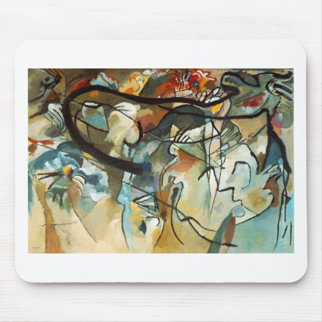 Tapis De Souris art kandinsky d'abract (Devant)