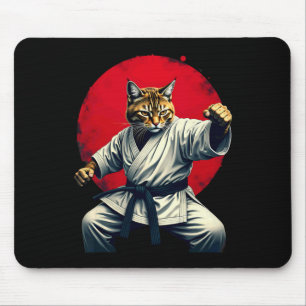 Tapis De Souris Art Martial Japonais Judo Karate Chat Homme Femmes