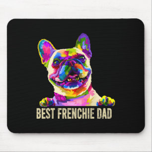 Tapis De Souris Art Meilleur Papa Frenchie Bouledogue Français Pap