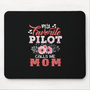 Tapis De Souris Art Mère   Mon Pilote Préféré M'Appelle Maman Noël